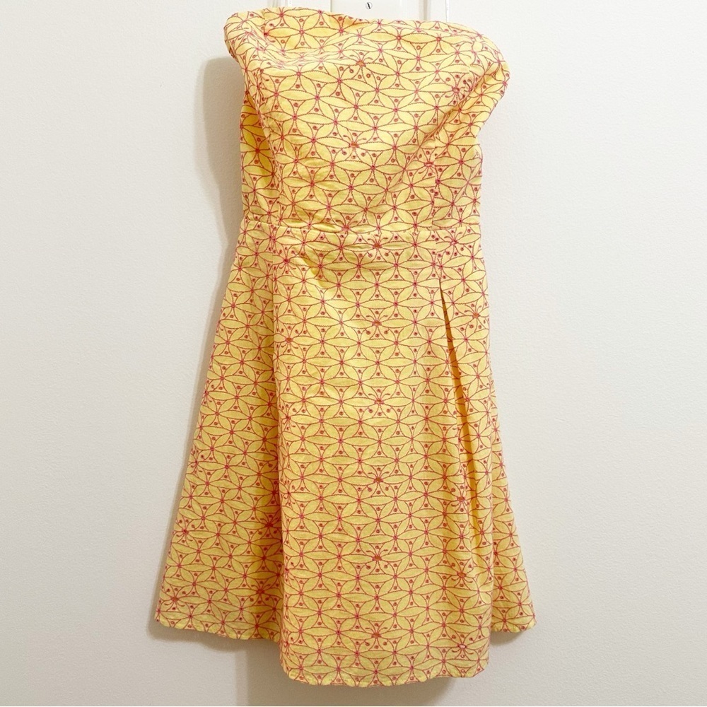 Lilly Pulitzer Felicity Starfruit Summer Dress Size 4